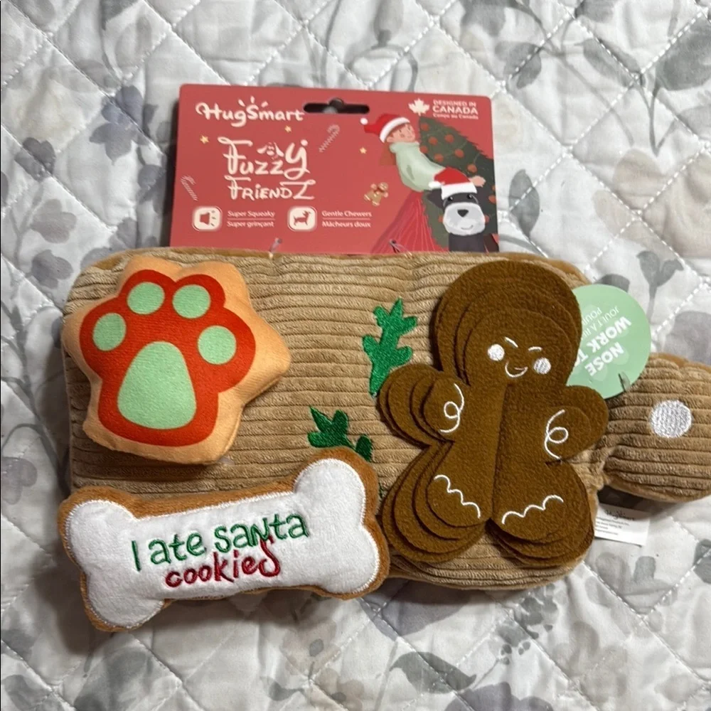 HugSmart Fuzzy Friend Dog Toy Set
